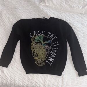 Black Graphic Sweater